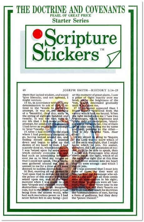 Scripture Stickers: Doctrine and Covenants, , large image number 0