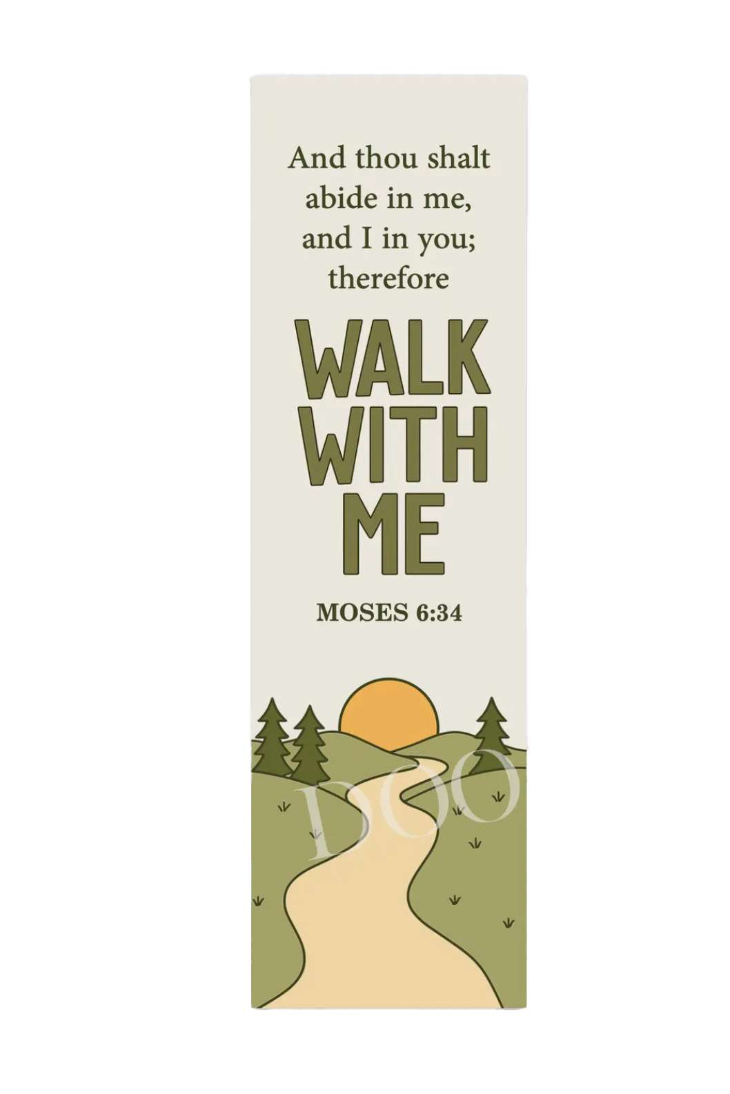 2026 Youth Theme Walk with Me Mountain Path Bookmark