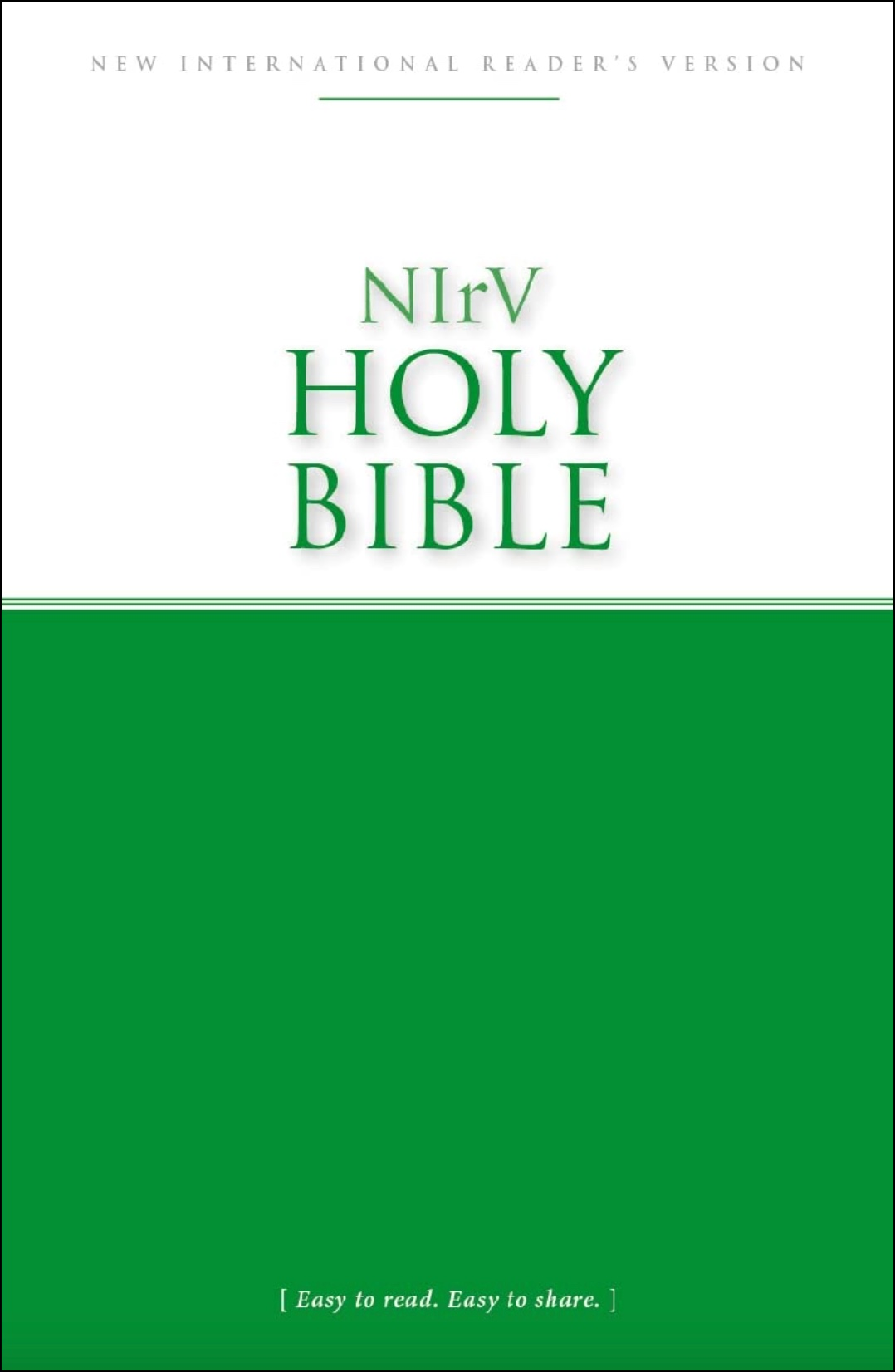 NIrV, Economy Holy Bible