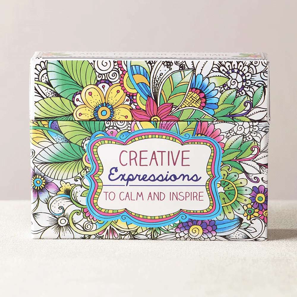 Creative Expressions to Calm and Inspire Boxed Coloring Cards, , large image number 5