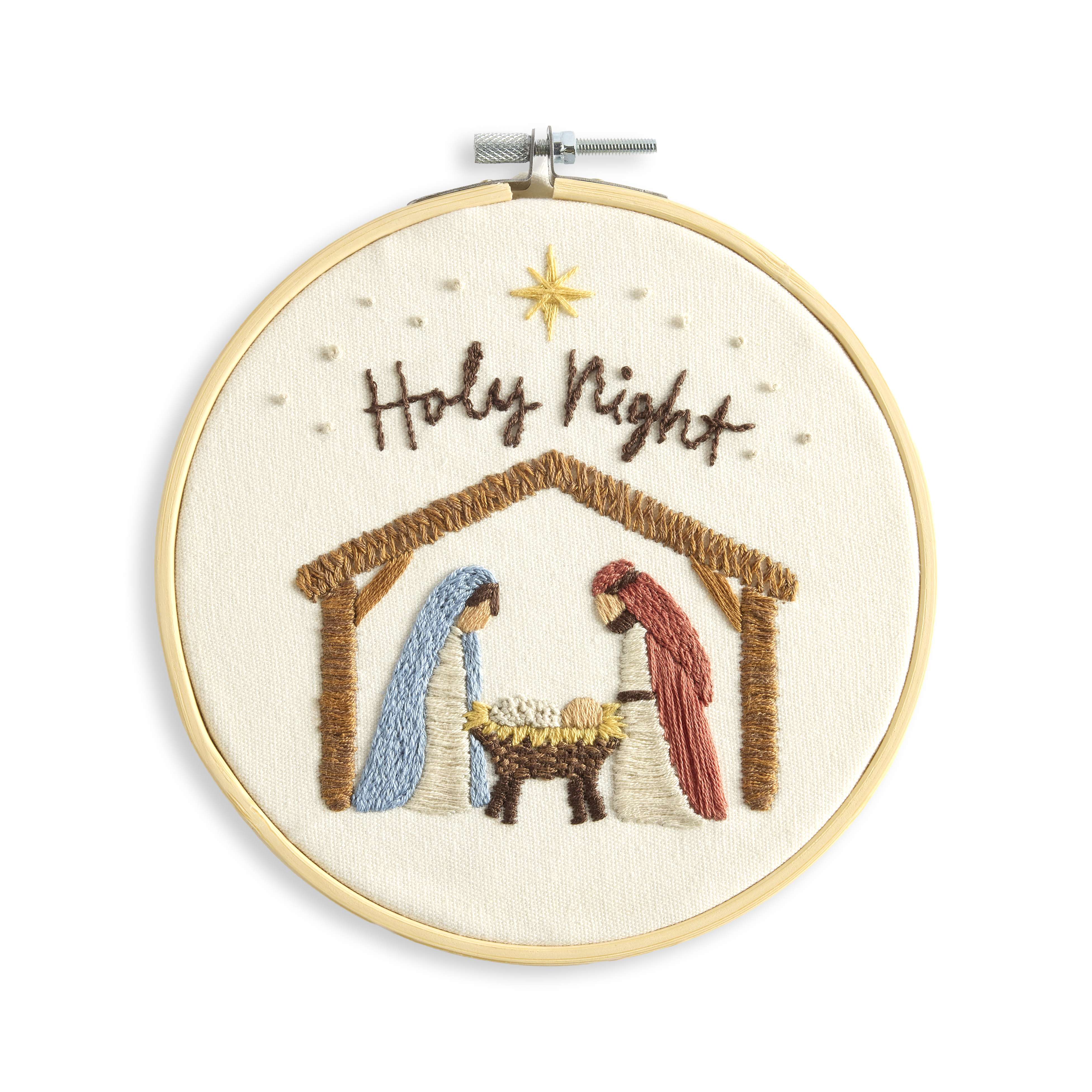 Holy Night Nativity Embroidery Kit, , large image number 2