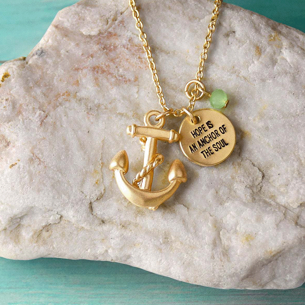 Hope Is an Anchor to the Soul Necklace, , large image number 2