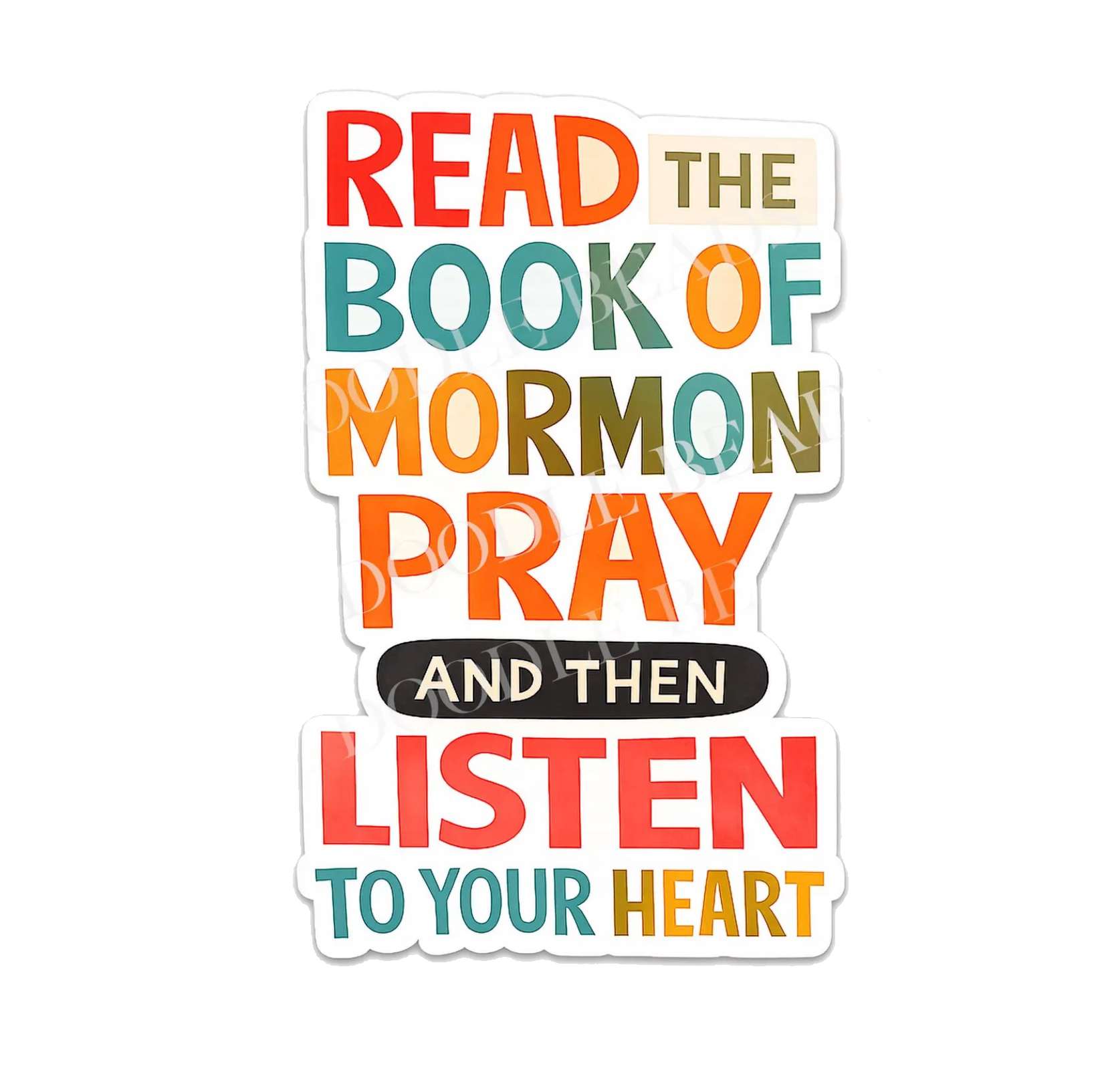 Read the Book of Mormon Sticker