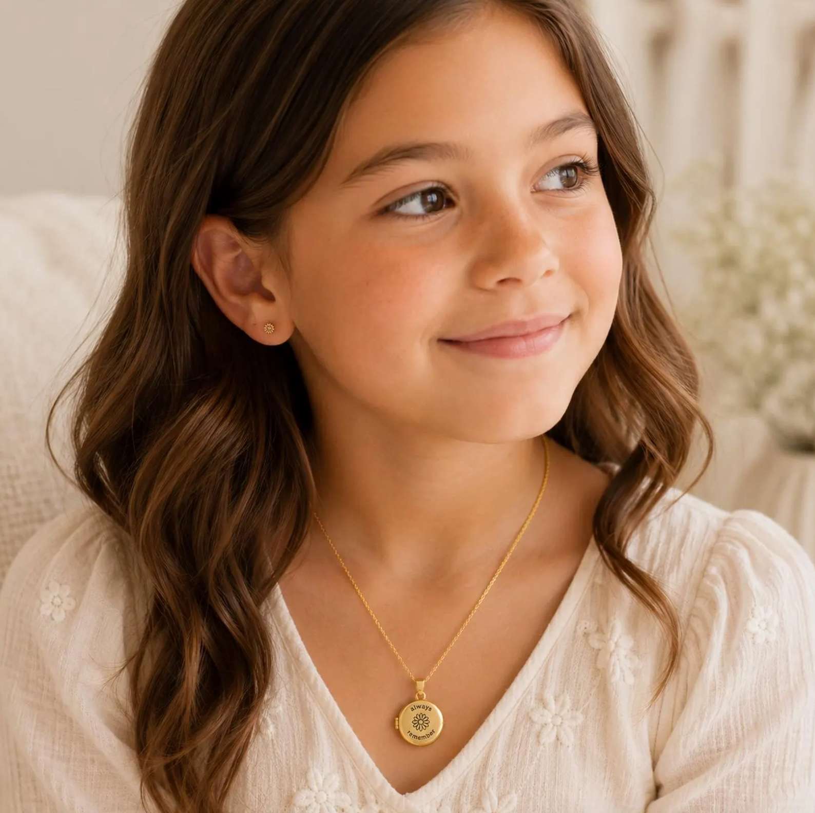 My Baptism Memory Locket Necklace, , large image number 3