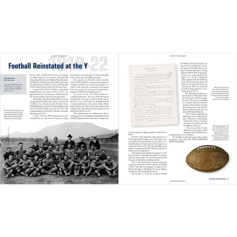 100 Years of BYU Football, , large image number 3