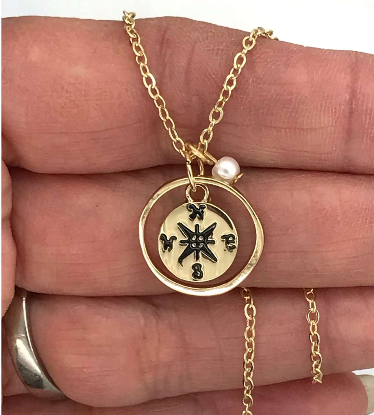 Sure Compass Necklace, , large image number 0