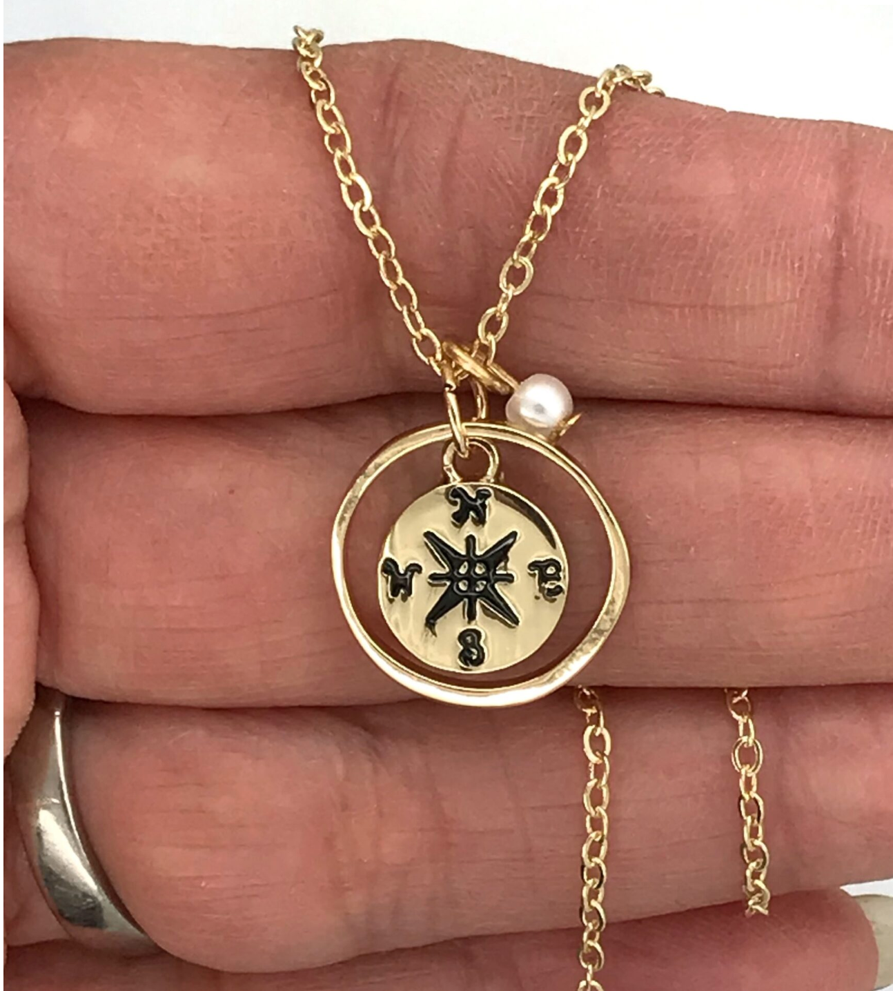 Sure Compass Necklace, , large image number 0