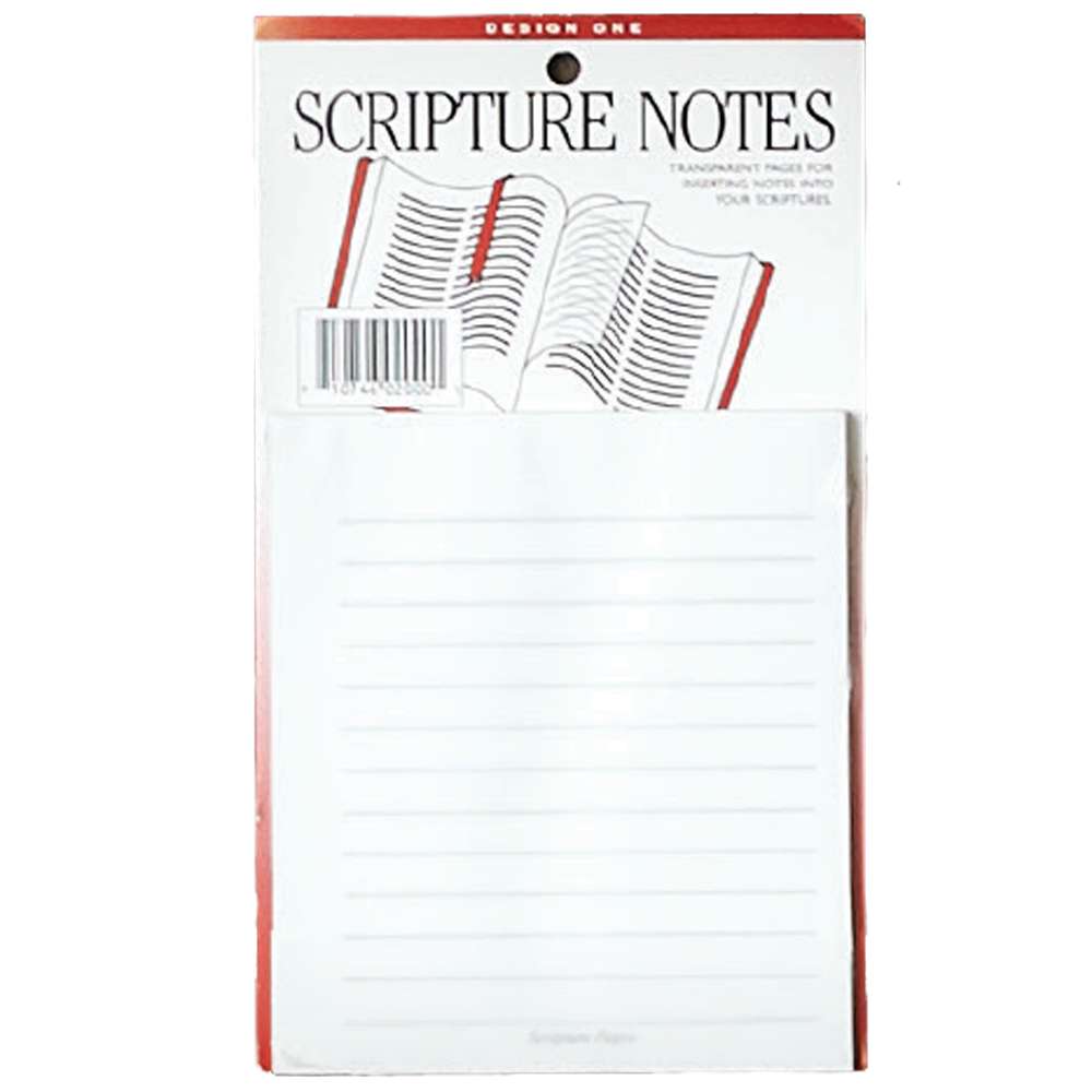 Scripture Notes: Lined Non-Adhesive Package of 50, , large image number 0