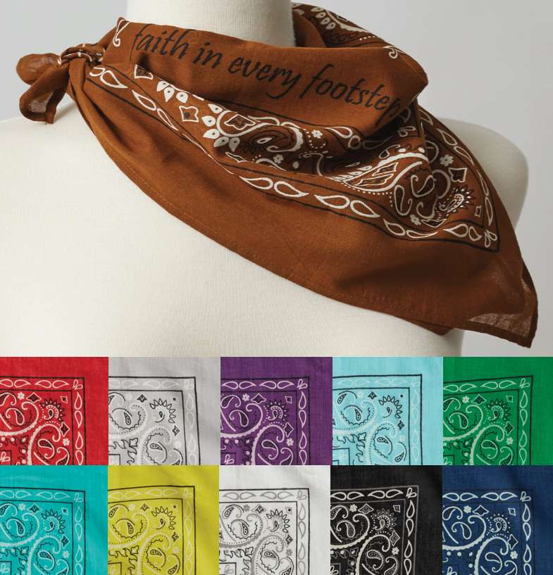 Faith in Every Footstep Trek Bandana