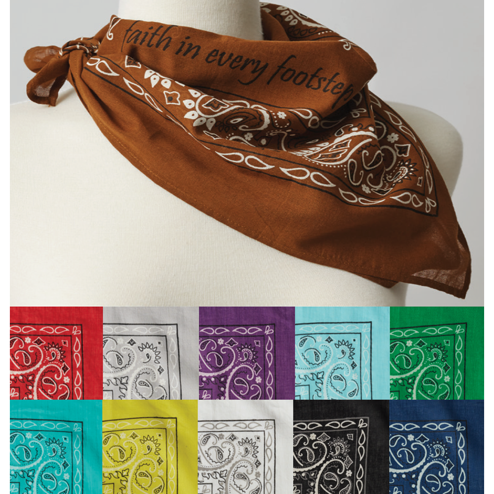 Faith in Every Footstep Trek Bandana,  Faith in Every Footstep Trek Bandana