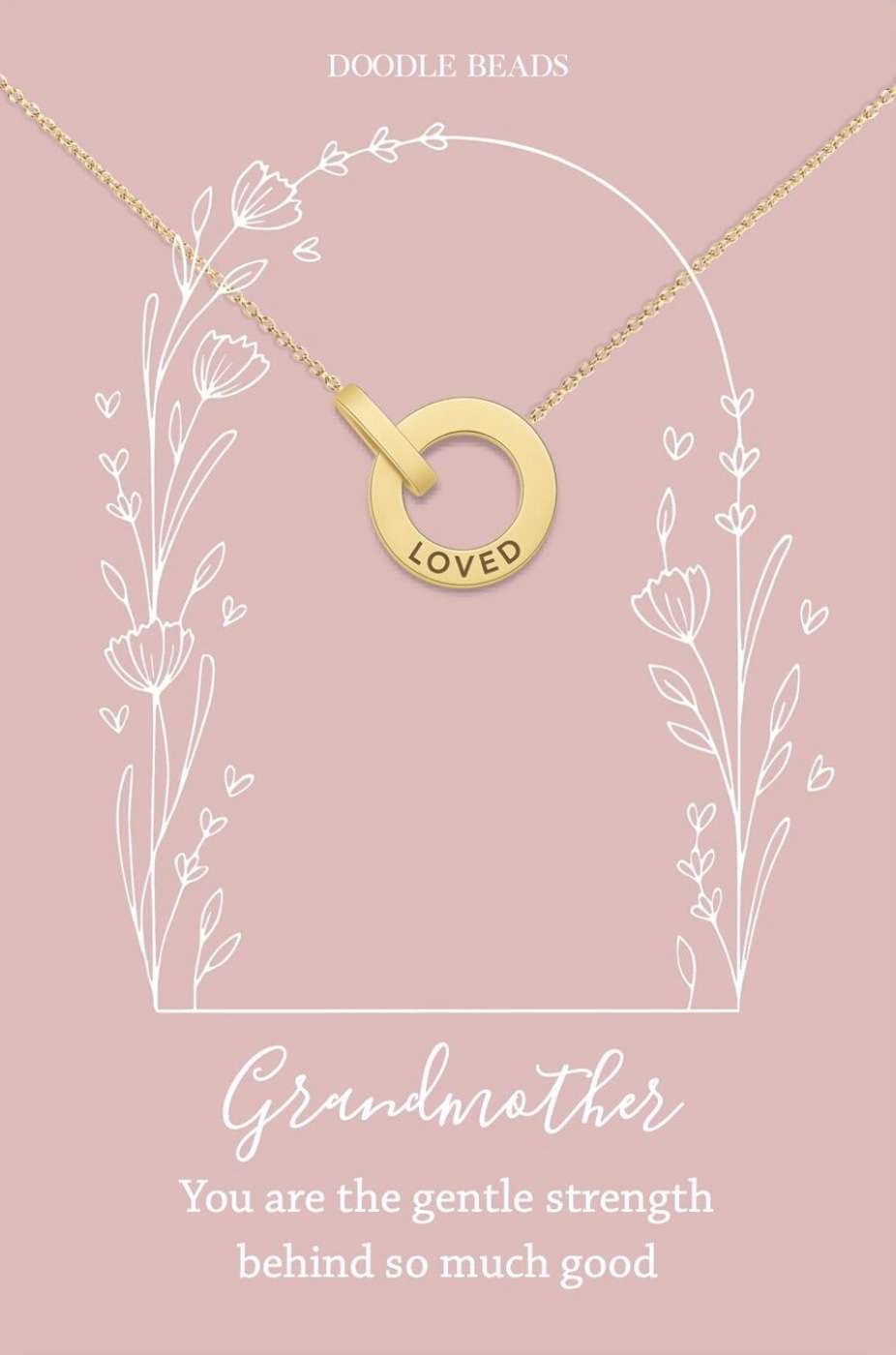 Grandmother Interlocking Ring Necklace