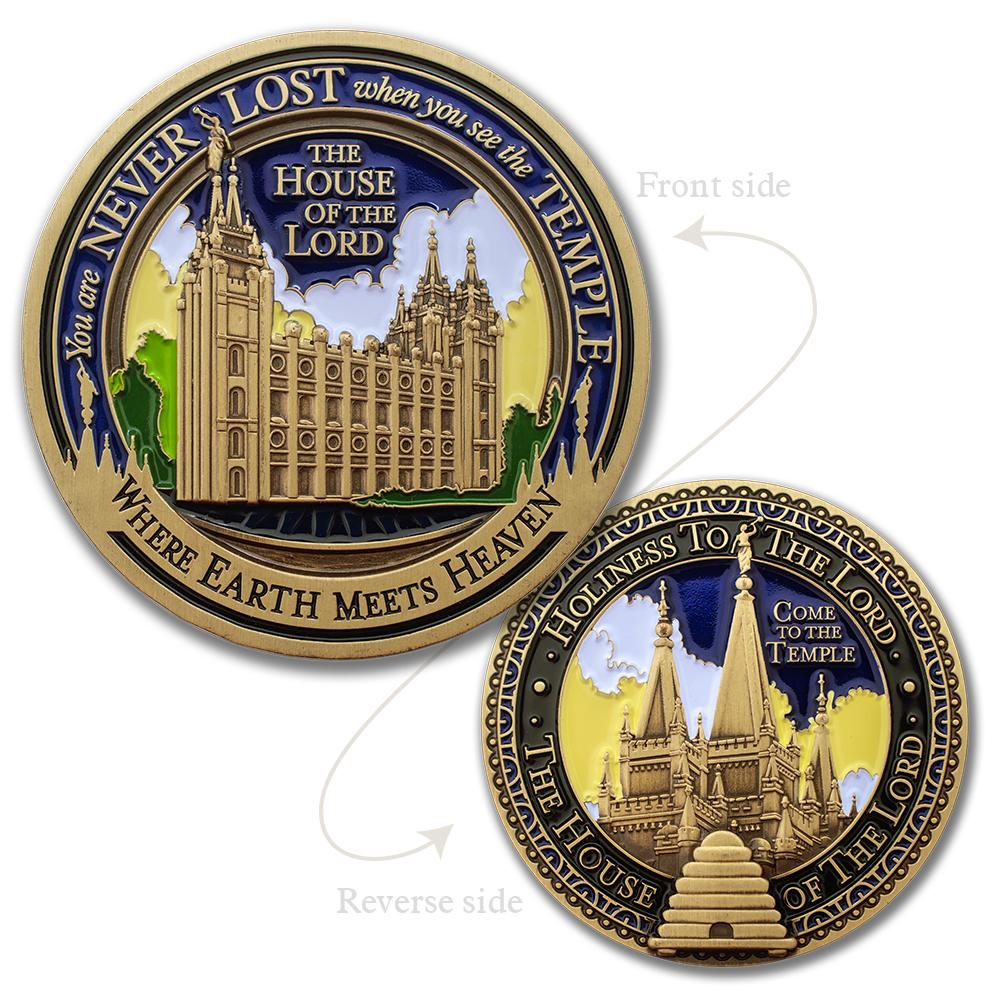 Salt Lake Utah Temple Medallion, , large