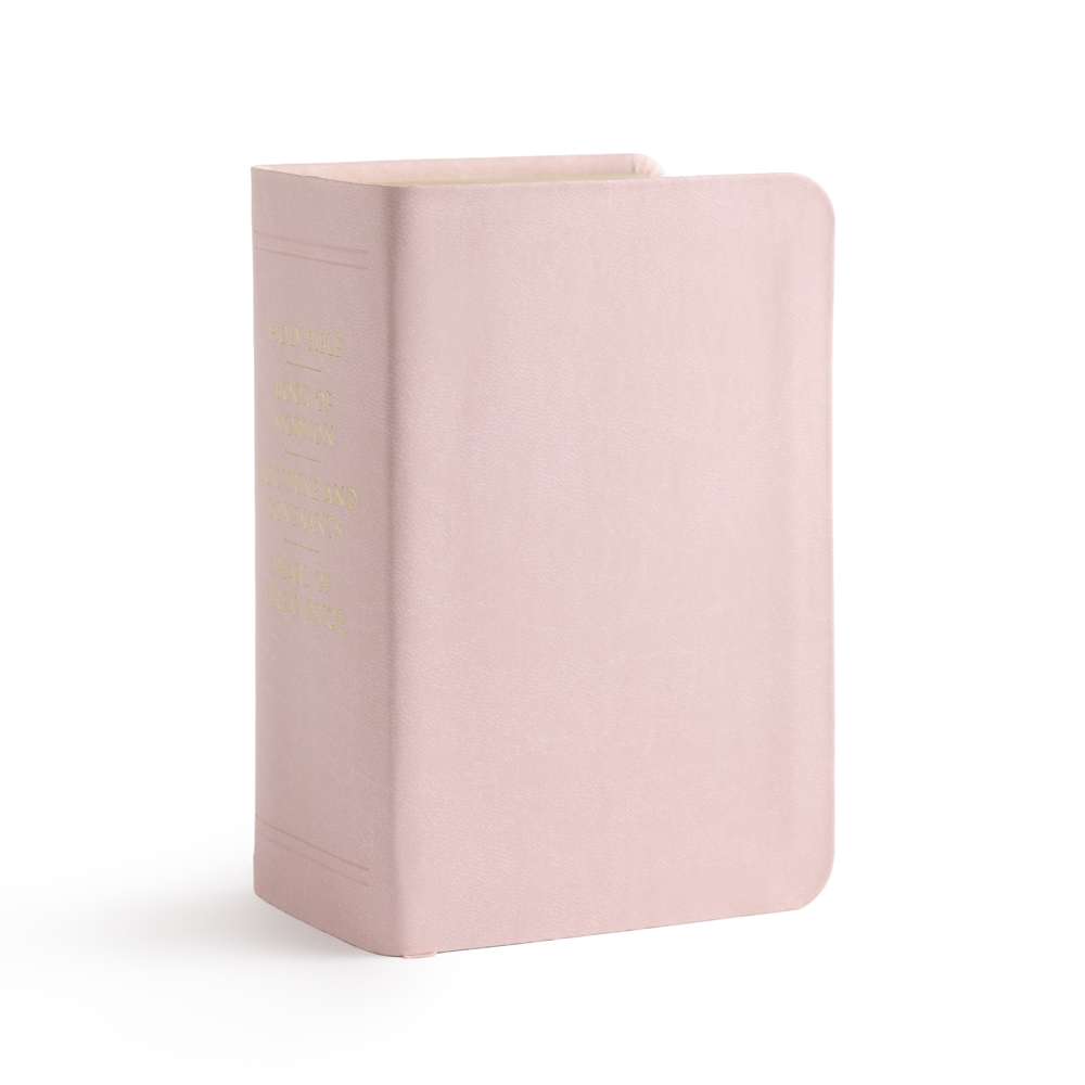 Dusty Rose Quad Scriptures Quad Combination Simulated Leather, Compact (Color Options)