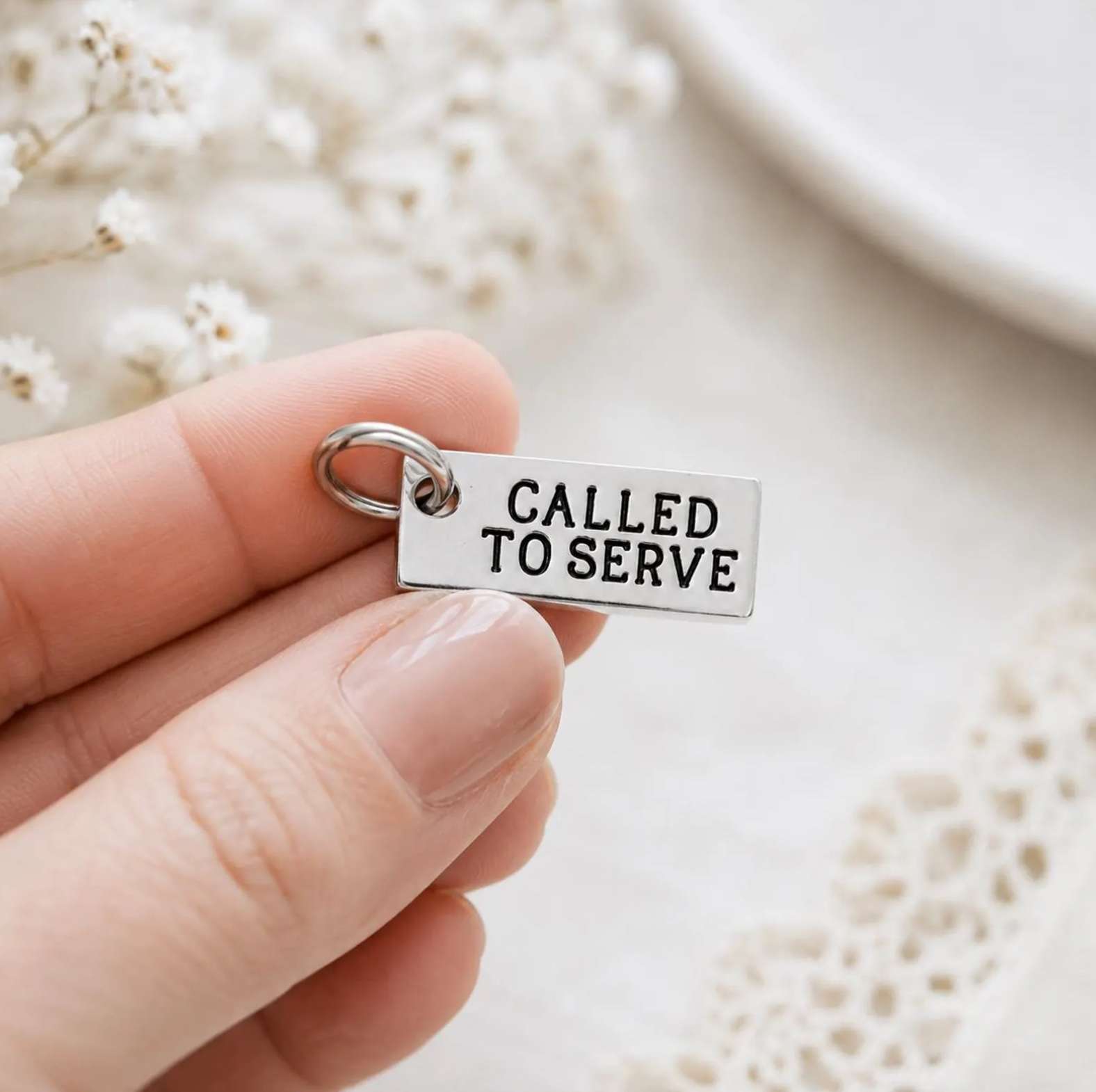 Called to Serve Missionary Charm, , large