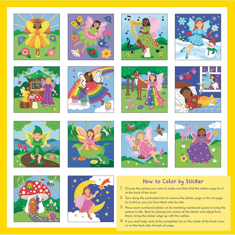 My First Color-by-Sticker Book Fairies, , large image number 11