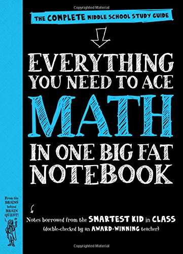 Everything You Need to Ace Math in One Big Fat Notebook, , large image number 0
