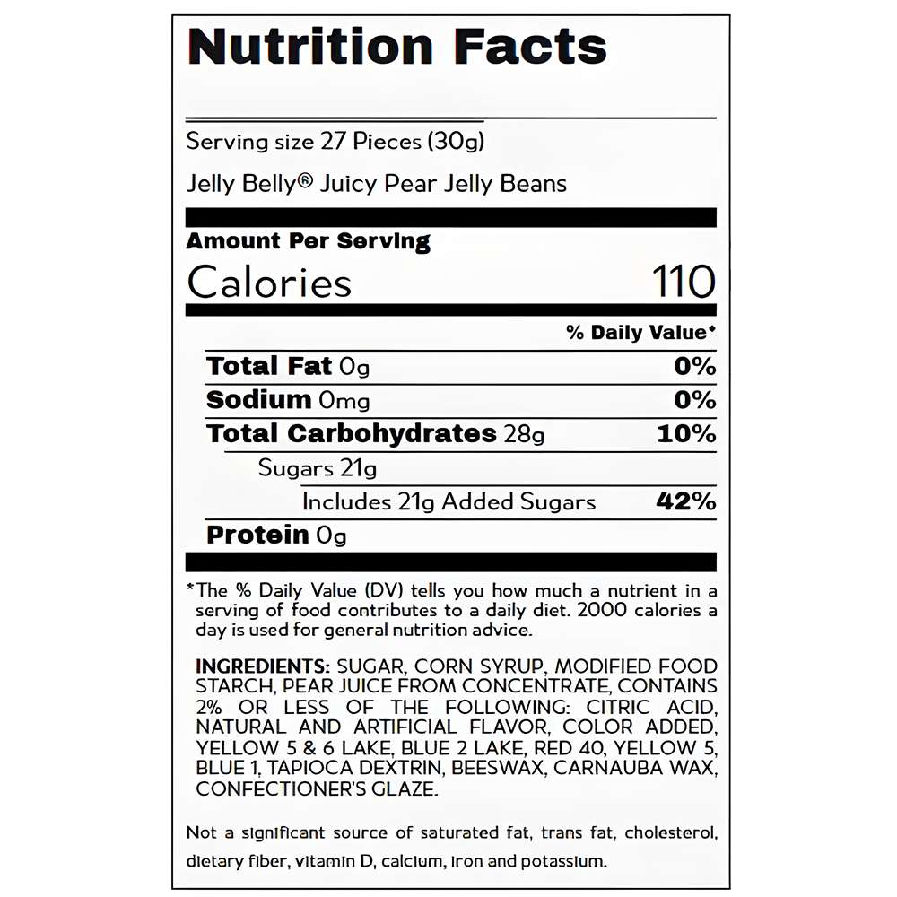 Jelly Belly Bagged Pear 3.5 Oz Bag, , large image number 2