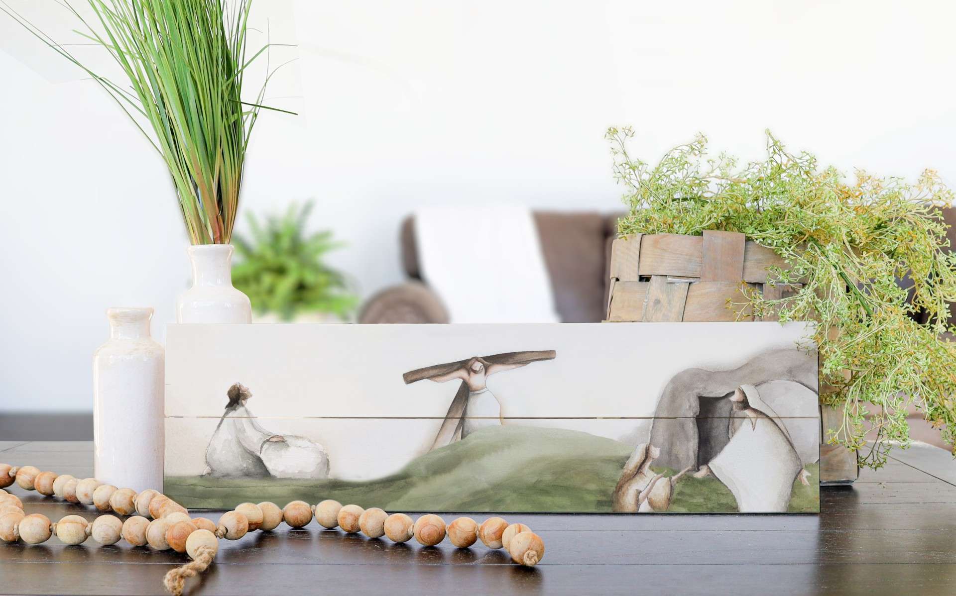 Triumph Over the Tomb (7x24 Pallet Board Print), , large image number 3