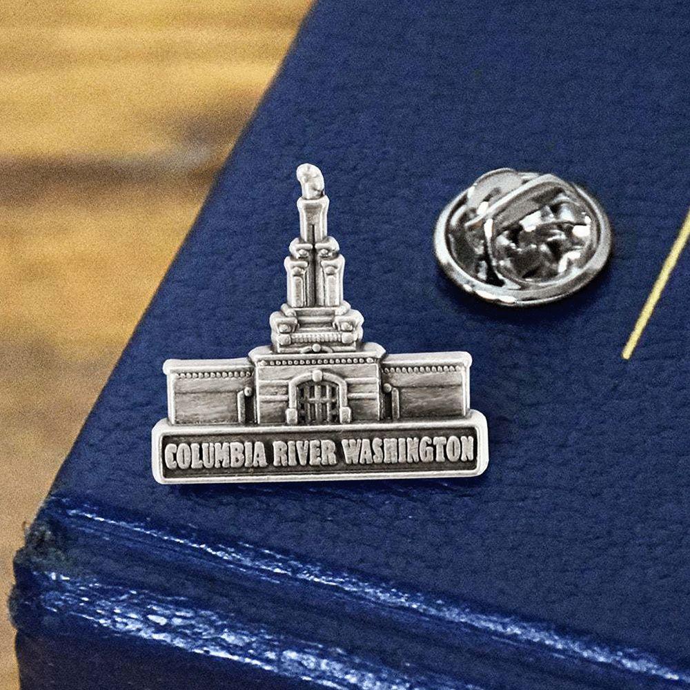 Columbia River Temple Tie Pin, , large image number 3