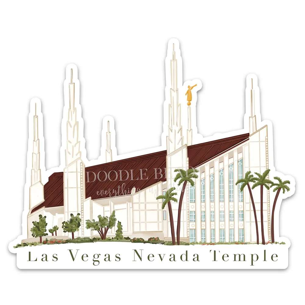 Las Vegas Temple Sticker