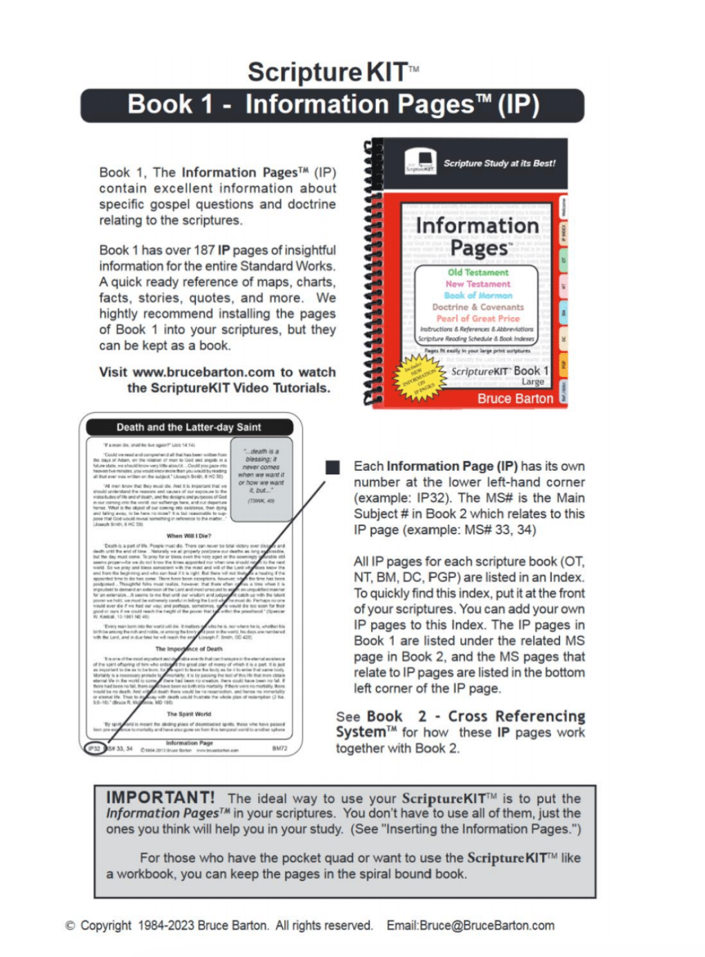 ScriptureKit, Book 1: Information Pages, , large image number 1