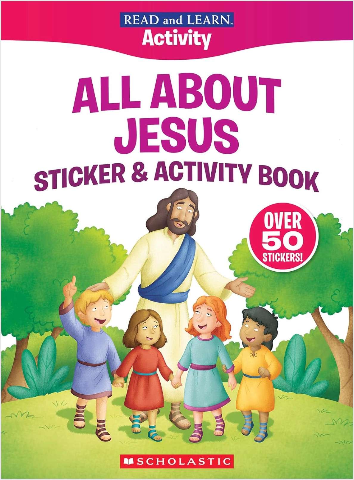 All About Jesus Sticker & Activity Book (Read and Learn), , large image number 0
