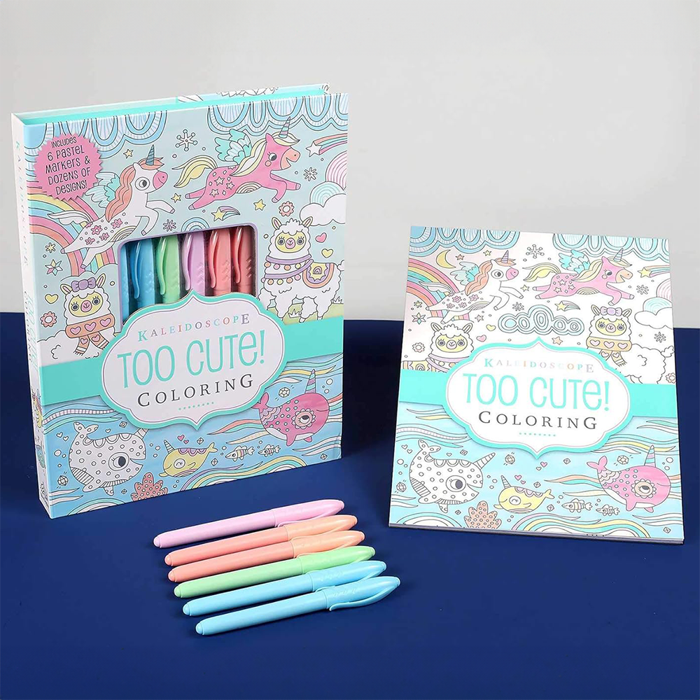 Kaleidoscope Too Cute Coloring	, , large image number 3