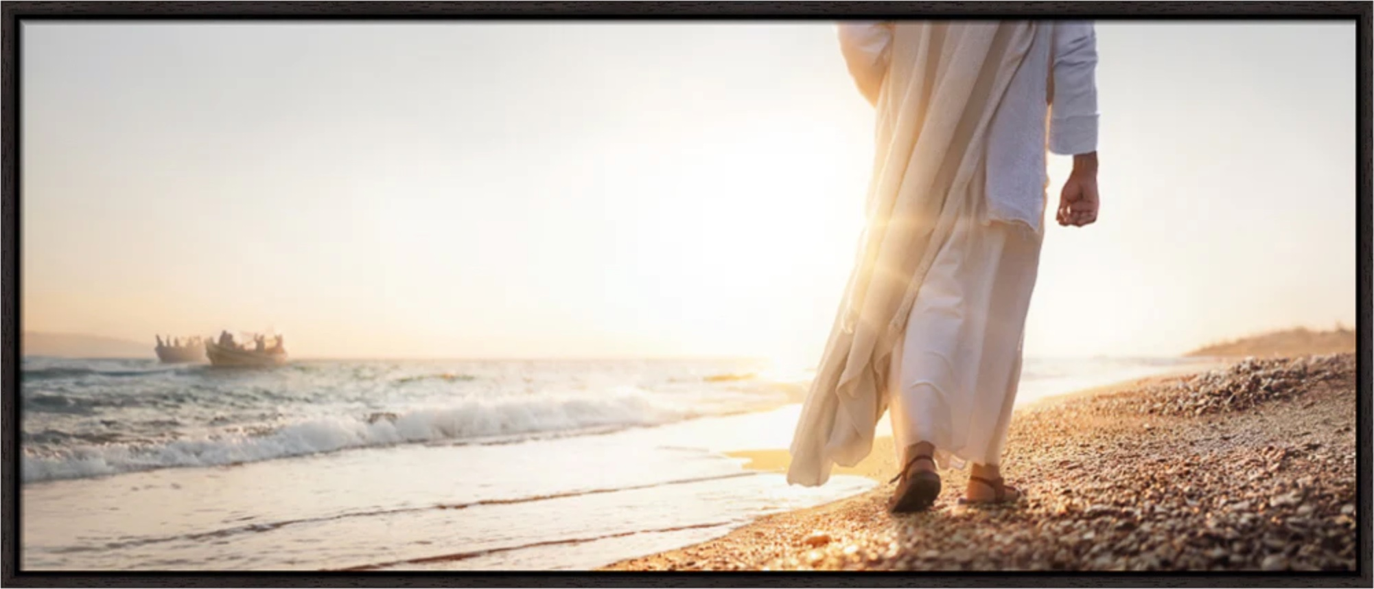 Return of the Master (15x34 Framed Canvas Print)