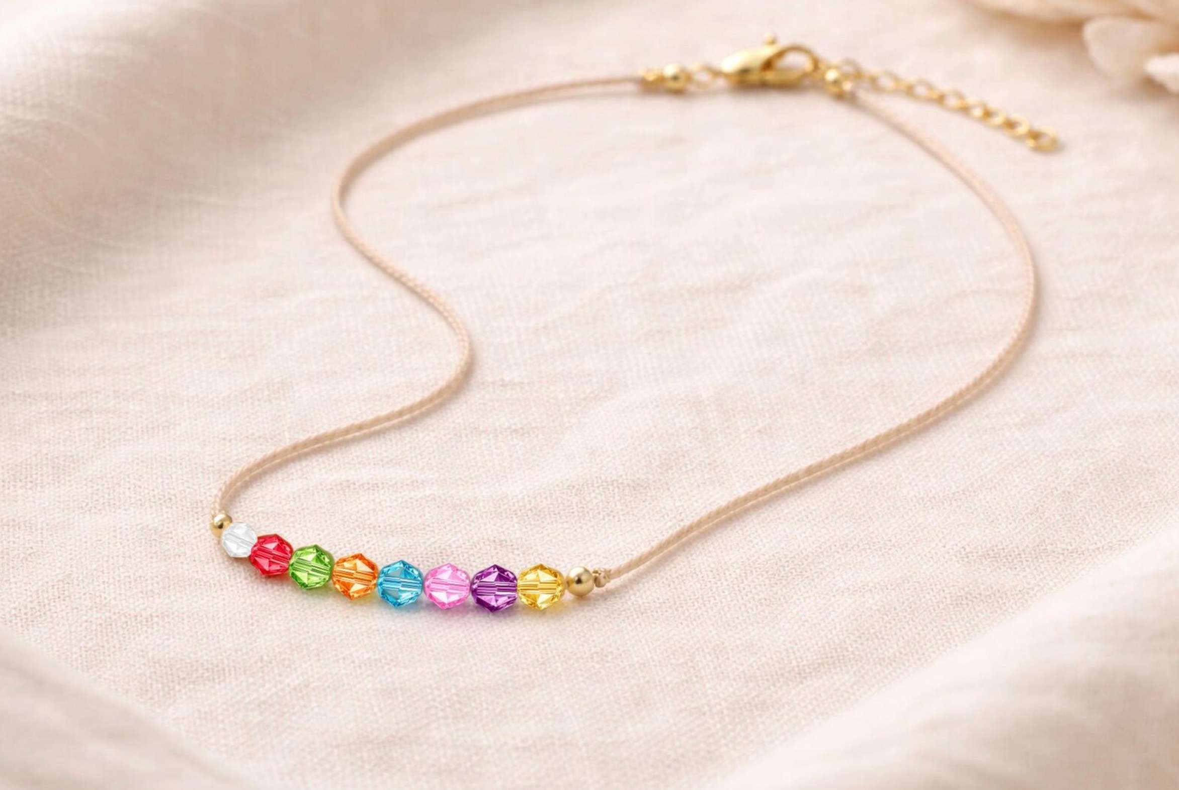 Always Remember Baptismal Covenants Beaded Necklace, , large