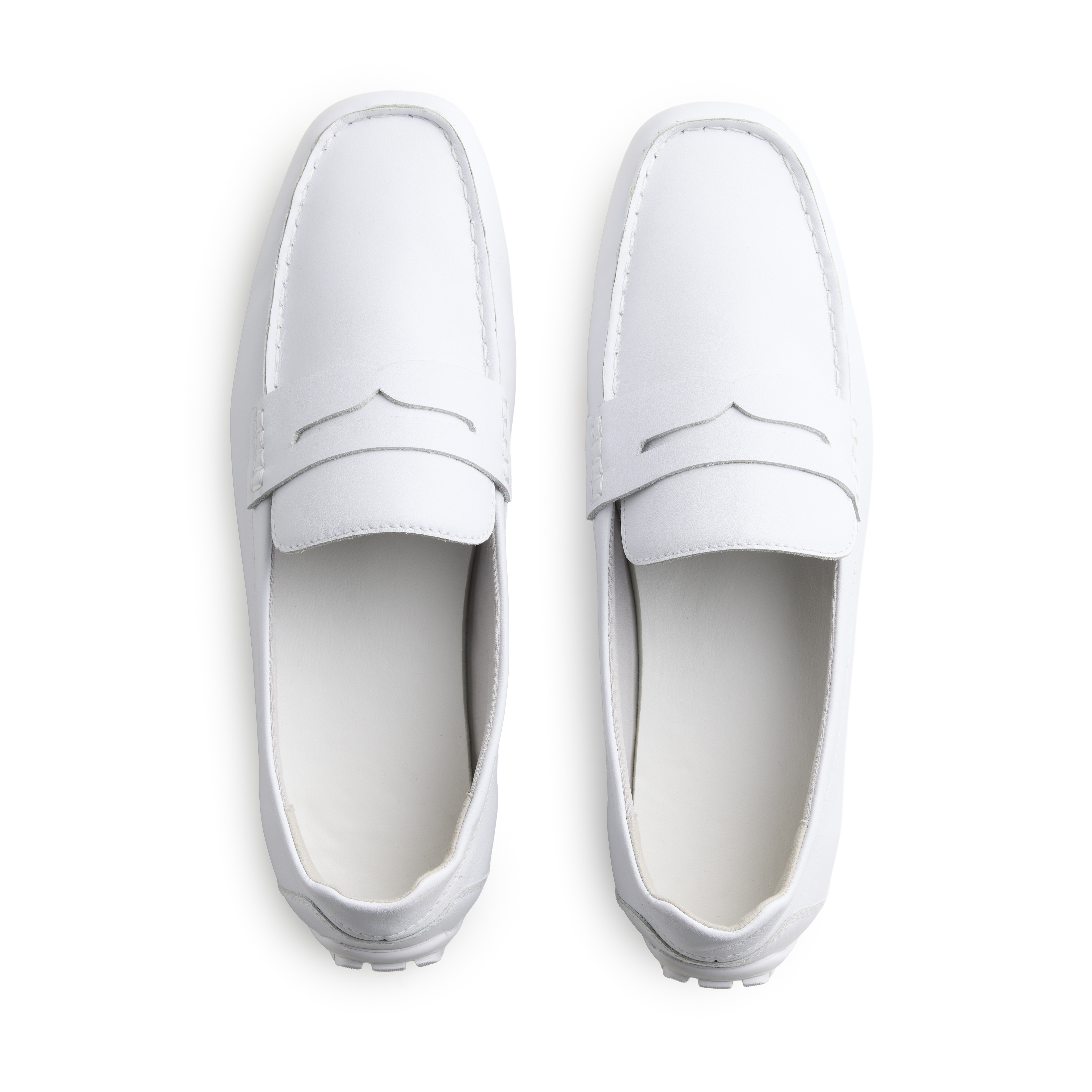 本日セール！新品新作 LOAFER23、5サイズ ホワイト Men's White Leather Loafer Temple Shoe - Cannon & Sons | Deseret Book