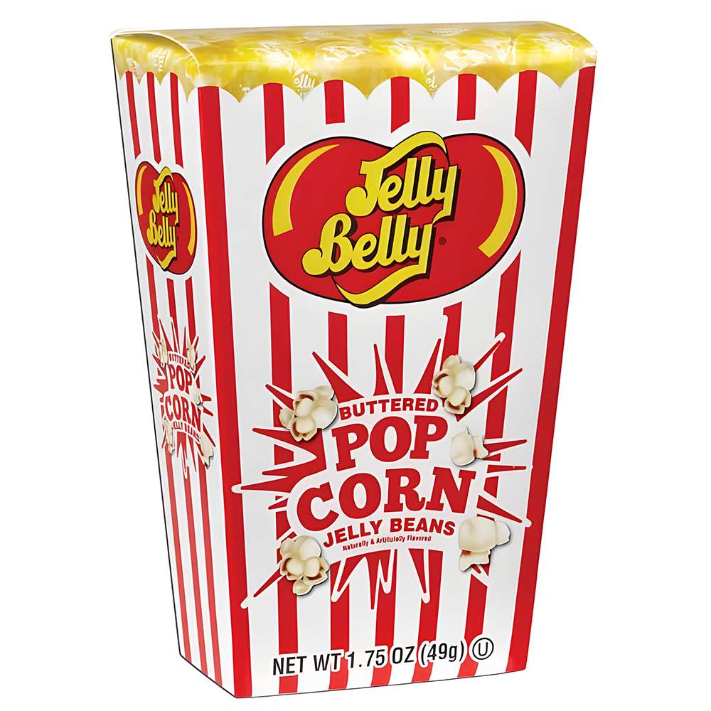 Jelly Belly Buttered Popcorn Jelly Beans 1.75 Oz, , large image number 0