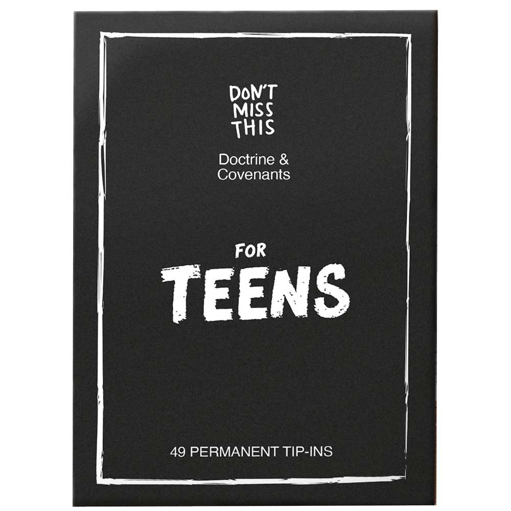 Don't Miss This Doctrine and Covenants Tip-In Set for Teens