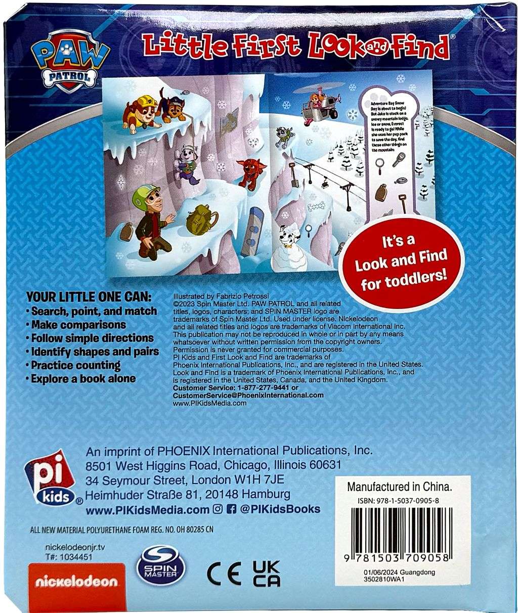 Paw Patrol: Little First Look and Find, , large