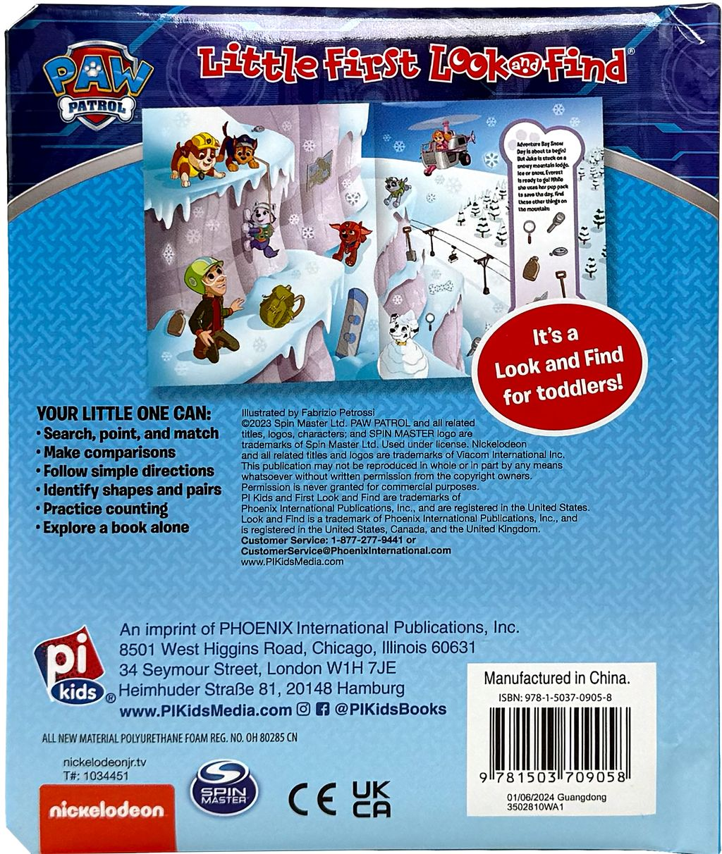 Paw Patrol: Little First Look and Find, , large
