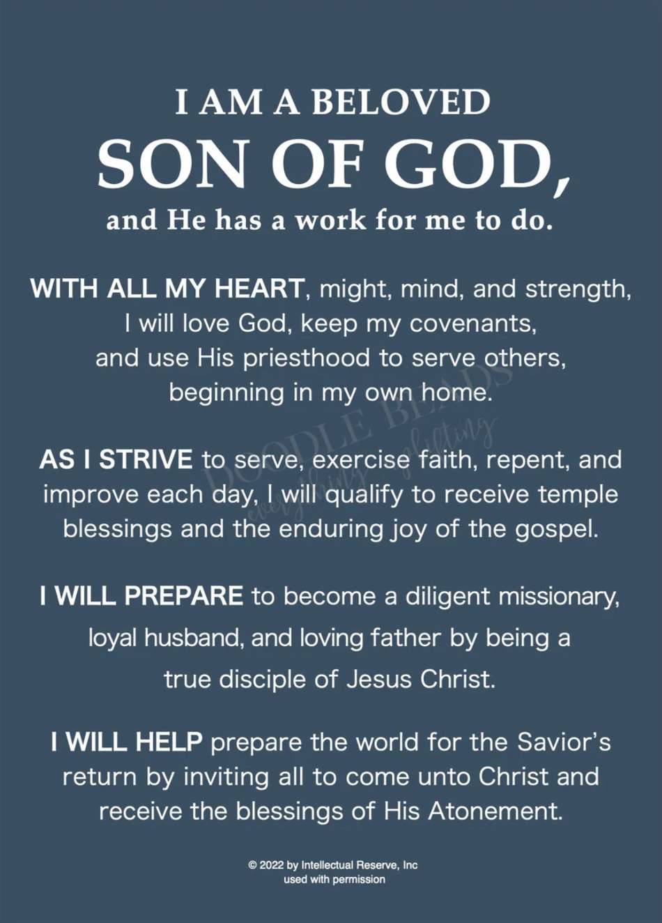 Aaronic Priesthood Theme 5x7 Print, , large image number 0