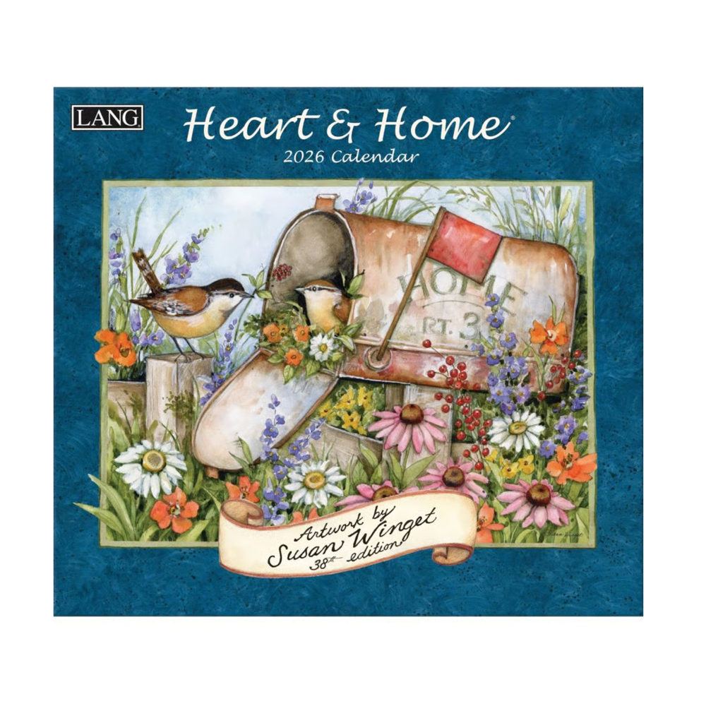 2026 Heart & Home Wall Calendar,  2026 Heart & Home Wall Calendar