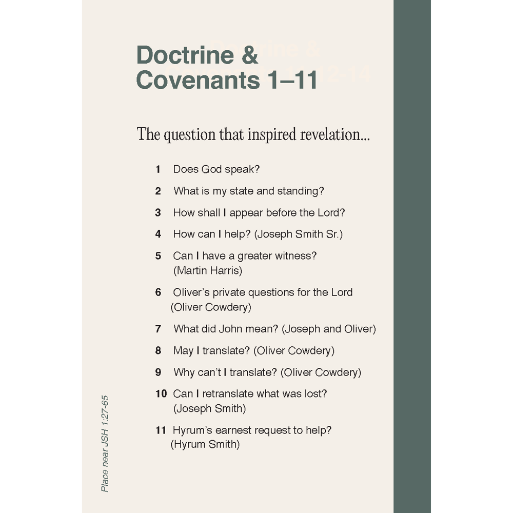 Don't Miss This Doctrine and Covenants Tip-In Set, , large image number 3