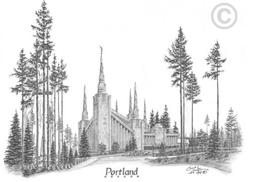 Portland Temple Recommend Holder, , large