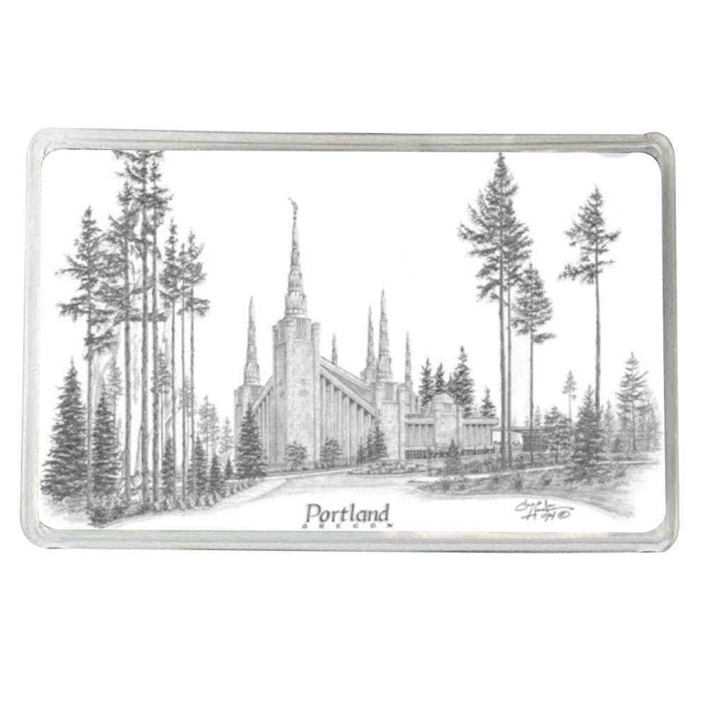 Portland Temple Recommend Holder