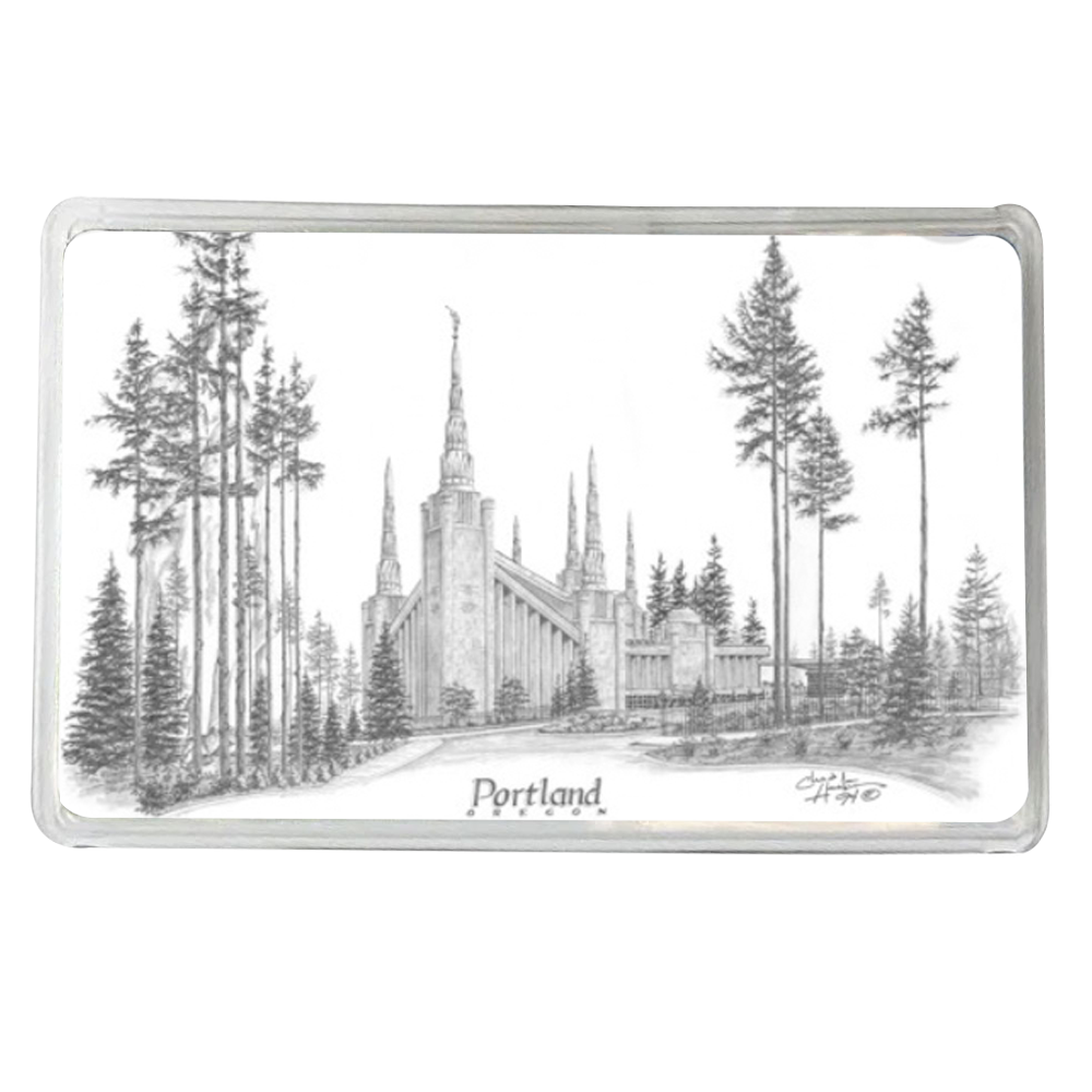 Portland Temple Recommend Holder