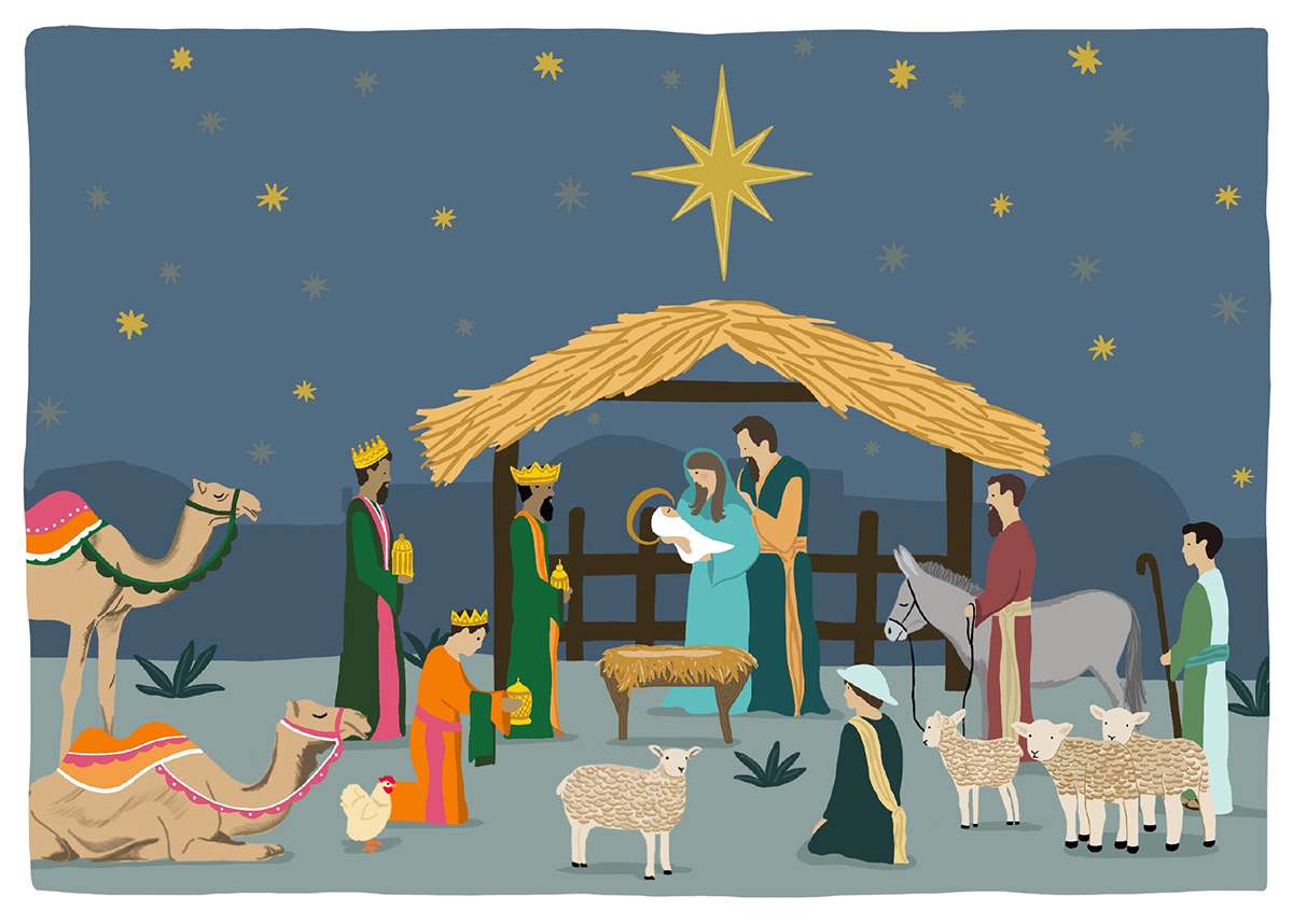 Nativity Christmas Cards, , large image number 0