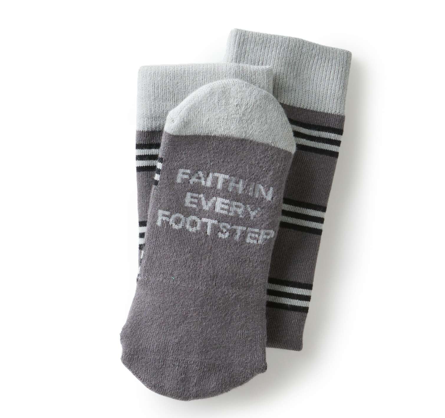 Faith in Every Footstep Stripe Socks, , large image number 0