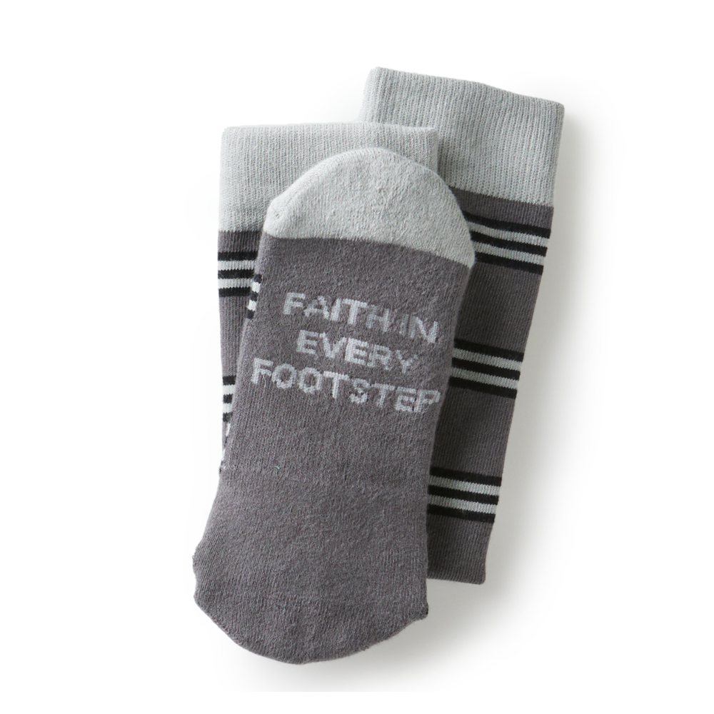 Faith in Every Footstep Stripe Socks, , large image number 0