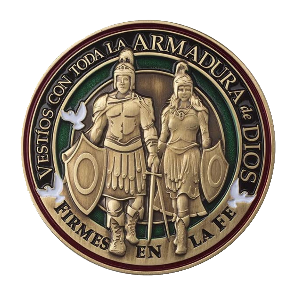 Armor of God Medallion Coin (Spanish)