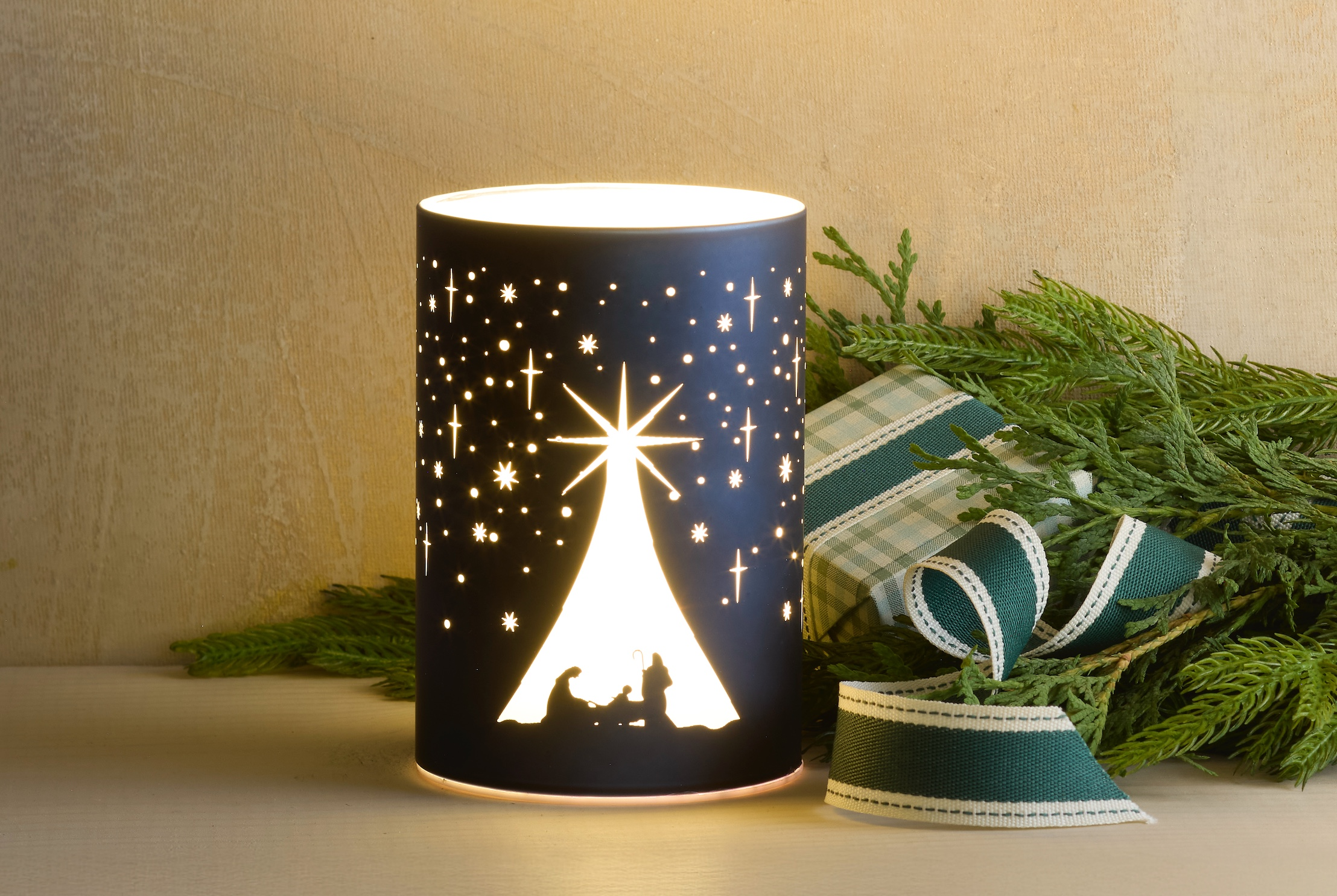 Light-up It Came Upon a Midnight Clear Lantern, , large