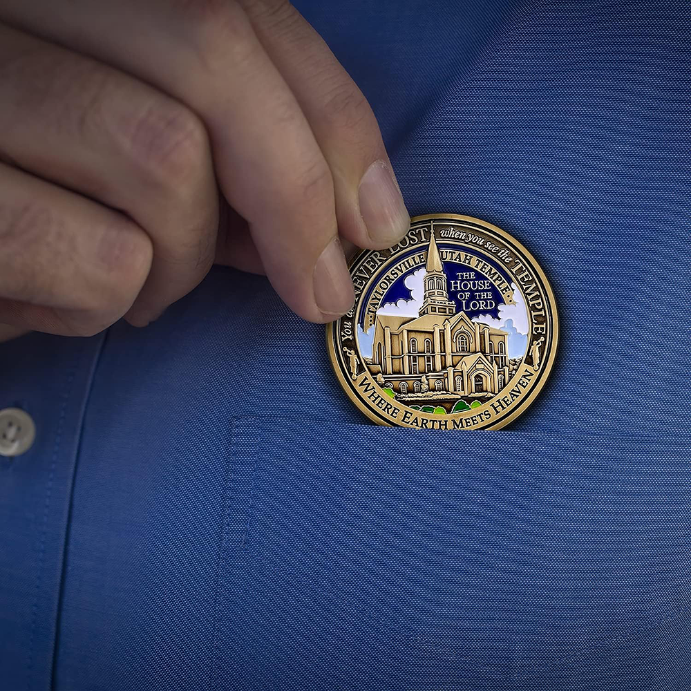 Taylorsville Utah Temple Medallion Coin, , large image number 4