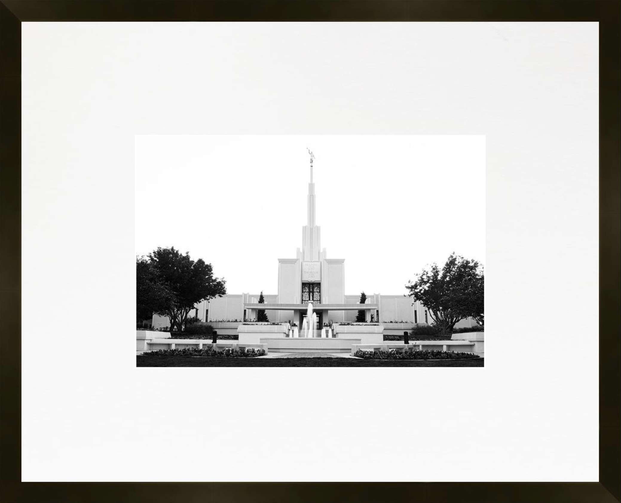 Draper Utah Temple, Place of Peace (21x17 Framed Paper Print)