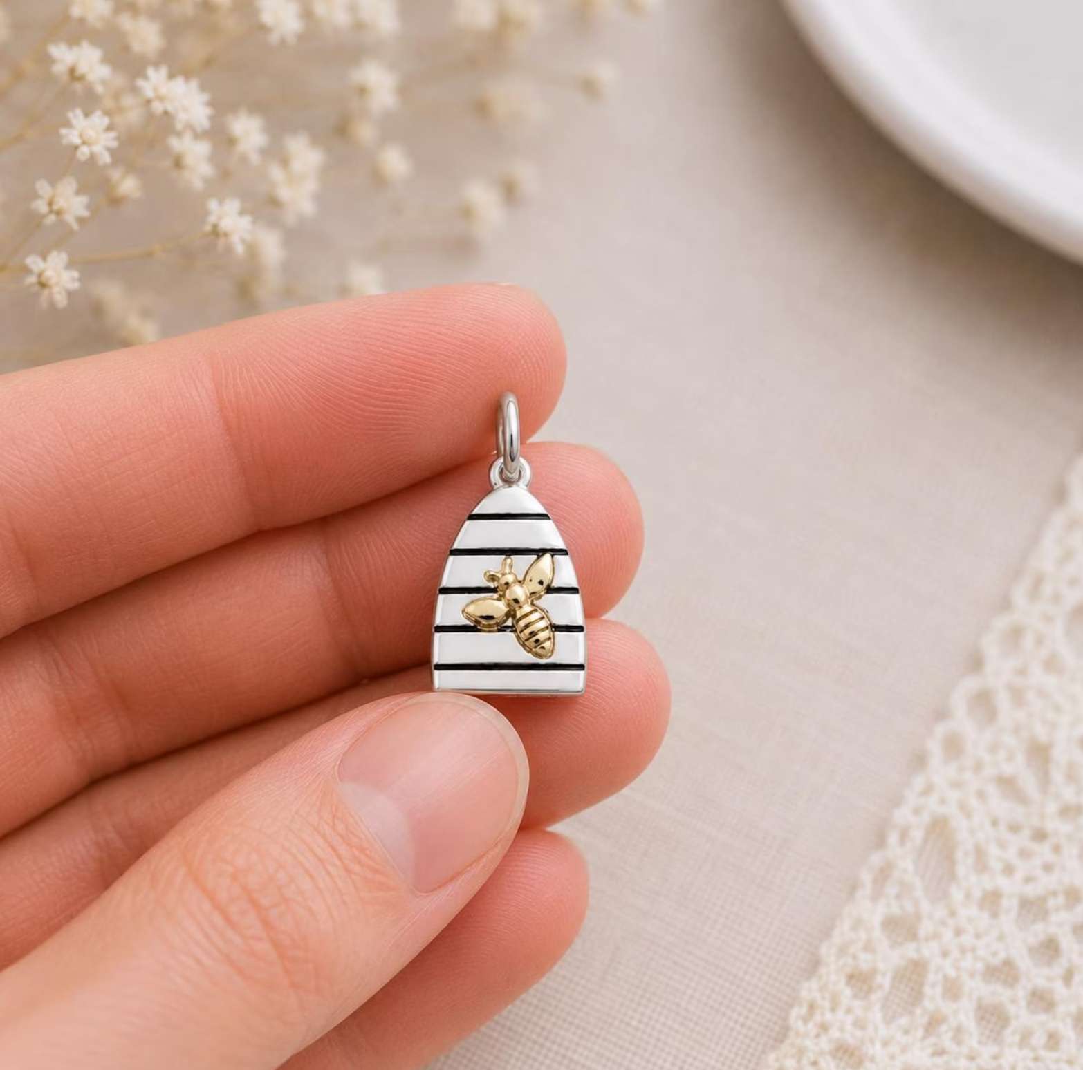 Beehive Charm, , large
