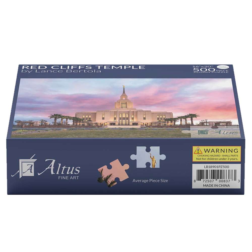 Red Cliffs Temple 500 Piece Puzzle, , large image number 2