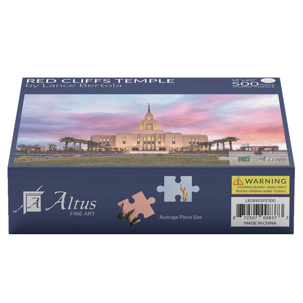 Red Cliffs Temple 500 Piece Puzzle , , large image number 2
